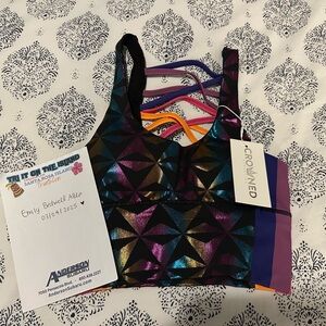 Crowned Athletics Geodesic Night Bra NWT